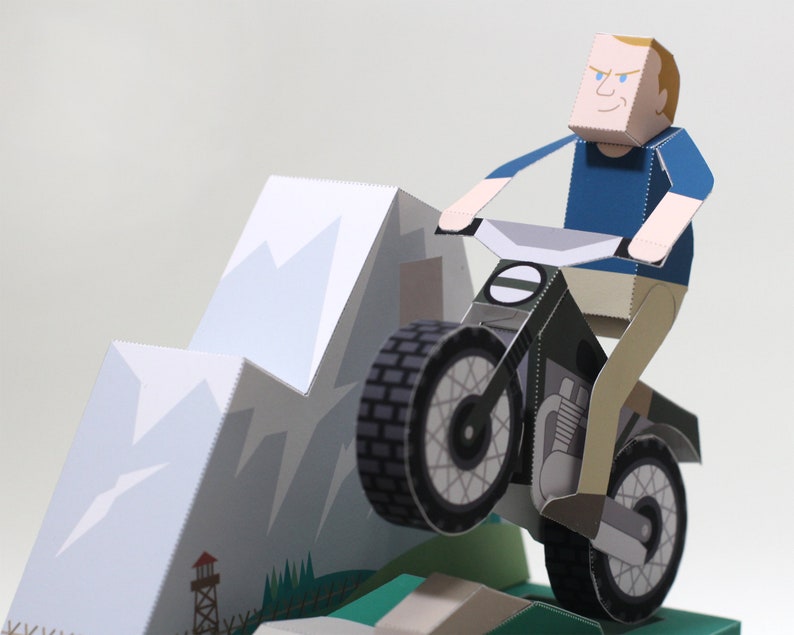 The Great Escape — Automata, Paper Craft, Instant Download, PDF, DIY image 4