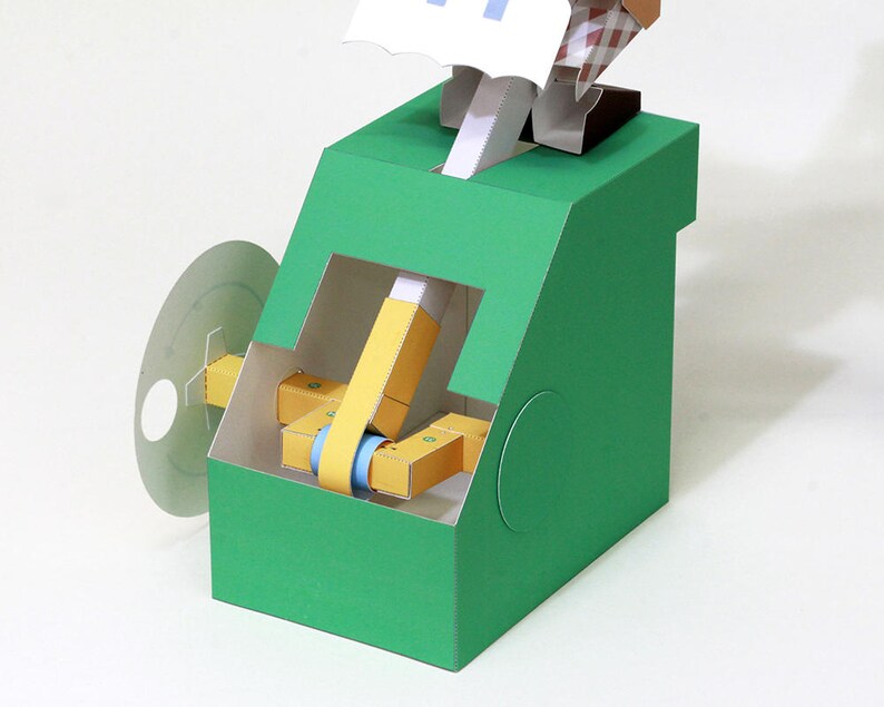 Hesitation Paper Automata Printable PDF Instant Download Etsy UK