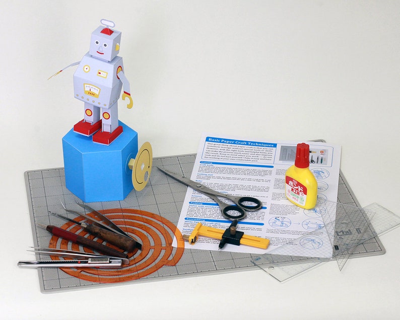 The First Steps Automata Paper Craft Instant Download - Etsy