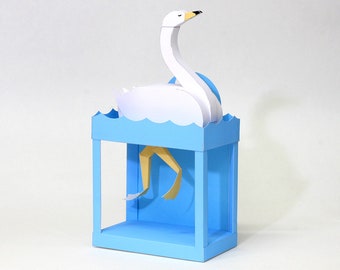 Behind The Scenes — Automata, Paper Craft, Instant Download, PDF, DIY