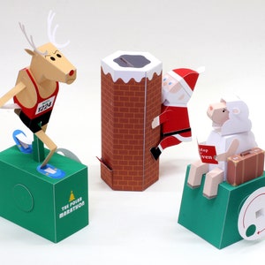 Christmas Collection — Automata, Paper Craft, Instant Download, PDF, DIY