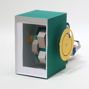 The Great Escape — Automata, Paper Craft, Instant Download, PDF, DIY image 5