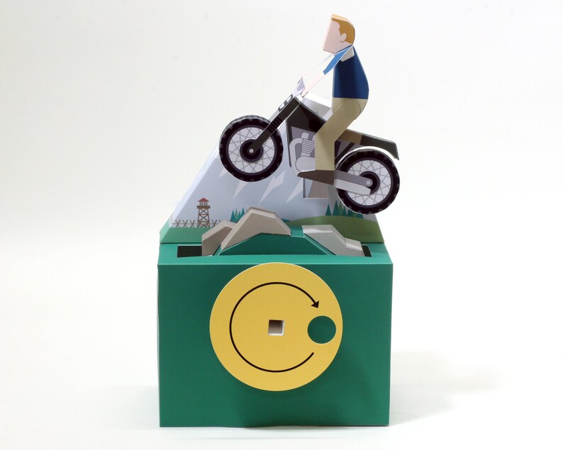 The Great Escape — Automata, Paper Craft, Instant Download, PDF, DIY image 3