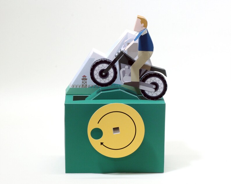 The Great Escape — Automata, Paper Craft, Instant Download, PDF, DIY image 2