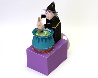 Magic Recipe — Automata, Paper Craft, Instant Download, PDF, DIY