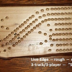 Cribbage Board Wood Custom Hand Made in Montana Pegging Card Game Fun Birthday Christmas Holiday Bridal Party Gift image 8