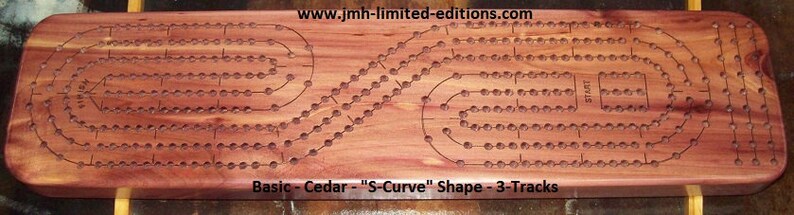 Cribbage Board Wood Custom Hand Made in Montana Pegging Card Game Fun Birthday Christmas Holiday Bridal Party Gift image 4