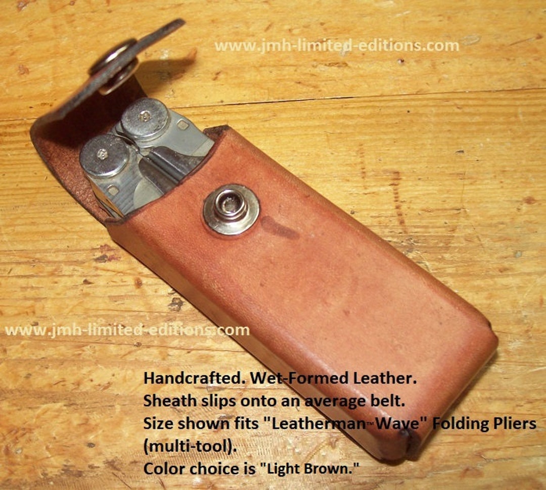 Leather Multitool Holder Belt Loop Secure Fit Custom Fit Hand Made