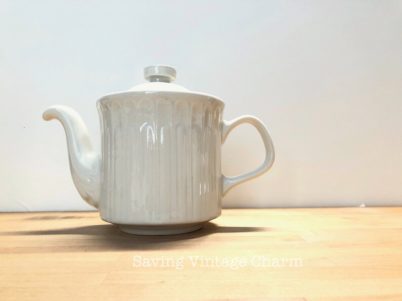 Ironstone Arita Santa Clara Teapot Made in Spain