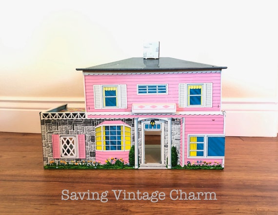 tin litho dollhouse