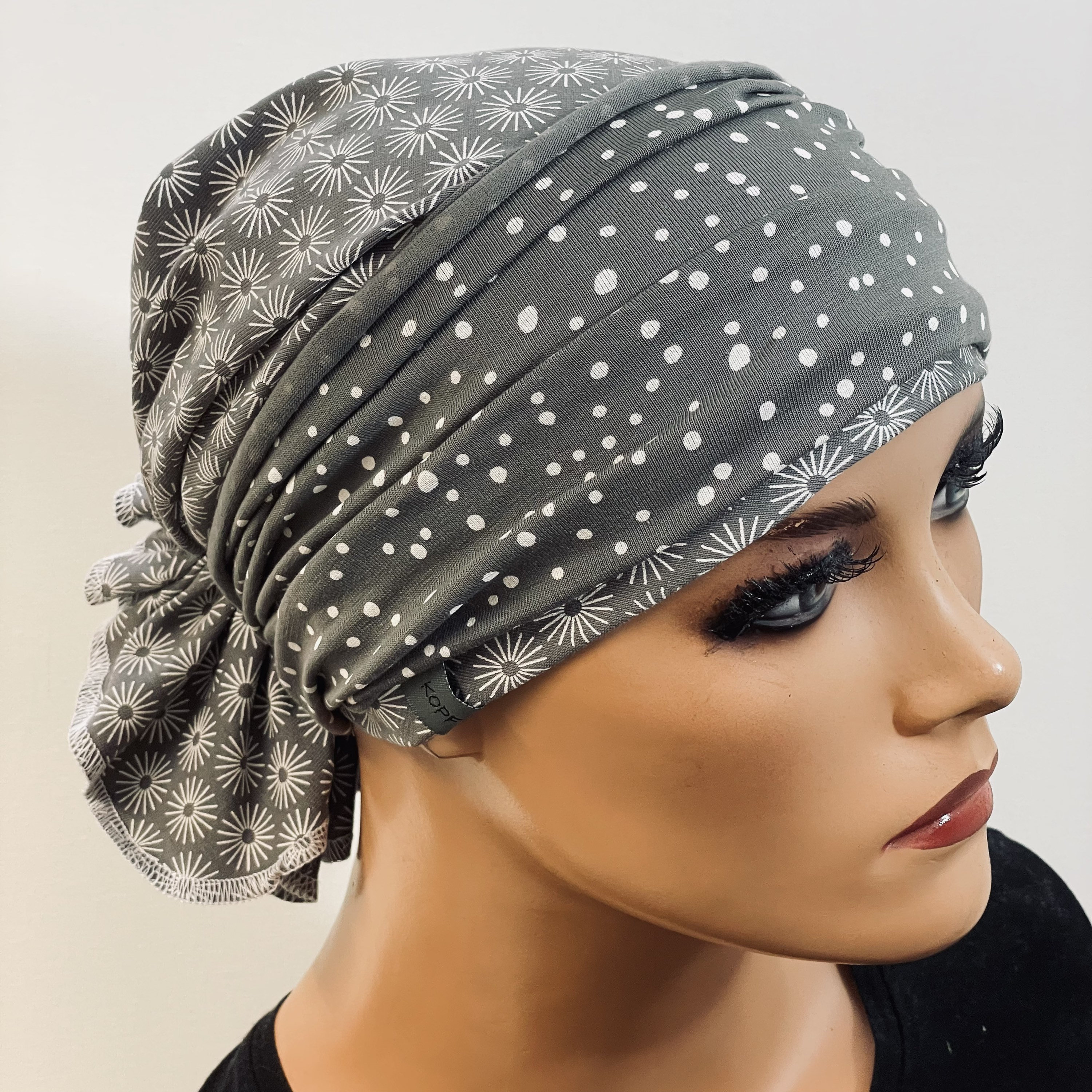 Best Price Cost less all the way Women Double Flower Beanie Turban Vintage Style Bandanas Hat