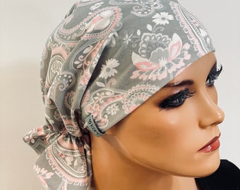 BANDANA ohne binden praktisch bequem  CHEMOMÜTZE Kopfbedeckung Krebs Chemotherapie Turban Kopftuch Cancer Krebs Kappe Hut Mütze Chemo Mütze