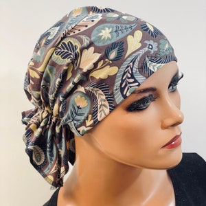 BANDANA without ties practical comfortable CHEMO HAT headgear cancer chemotherapy turban headscarf cancer cancer cap hat cap chemo hat