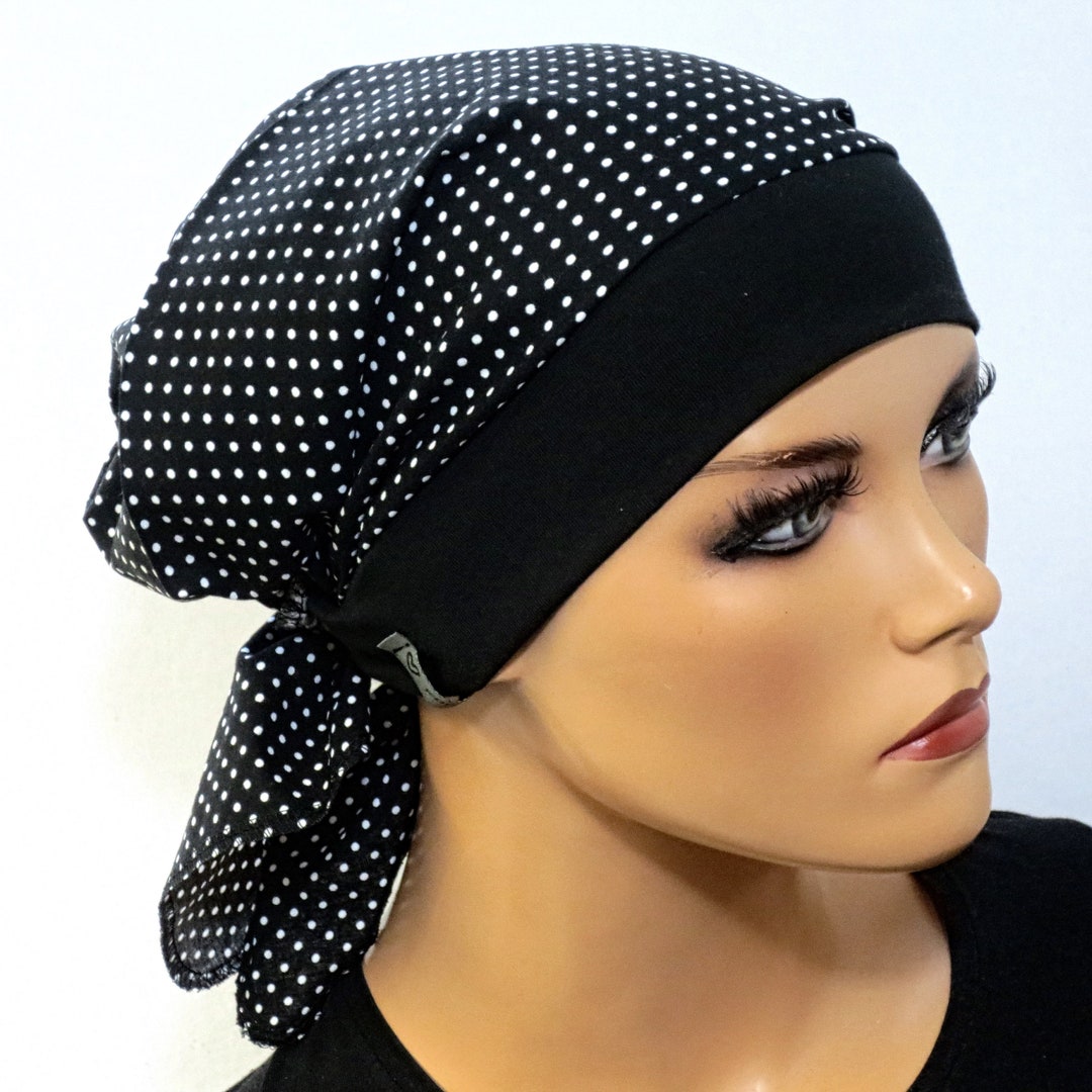 CBMZHF Kopftuch Set 3-teilig - Universal Durags In Schwarz & Weiß Für Haarprotektion