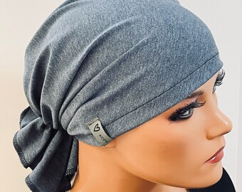 BANDANA ohne binden praktisch bequem  CHEMOMÜTZE Kopfbedeckung Krebs Chemotherapie Turban Kopftuch Cancer Krebs Kappe Hut Mütze Chemo Mütze