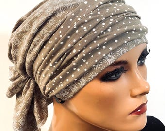 BANDANA ohne binden + 1 STIRNBAND bequem CHEMO