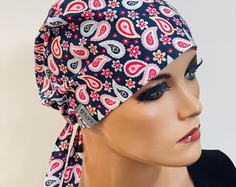 Sommer Bandana  praktisch bequem  CHEMOMÜTZE Kopfbedeckung Krebs Chemotherapie Turban Kopftuch Cancer Krebs Kappe Hut Mütze Chemo Mütze