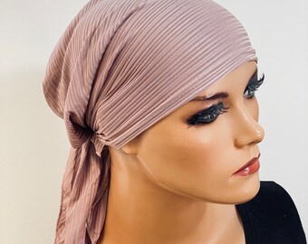 Sommer BANDANA ohne binden praktisch bequem  CHEMOMÜTZE Kopfbedeckung Krebs Chemotherapie Turban Kopftuch Cancer Krebs Kappe Hut Mütze