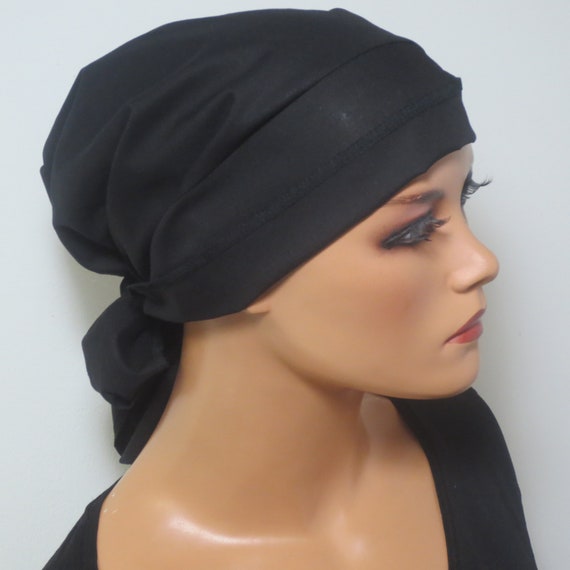 Kopfbedeckung Für Chemo Krebs Kopftuch Mit Langen Bändern Etsy