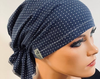 BANDANA ohne binden praktisch bequem  CHEMOMÜTZE Kopfbedeckung Krebs Chemotherapie Turban Kopftuch Cancer Krebs Kappe Hut Mütze Chemo Mütze