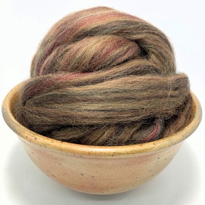 Wood Schroom - Superwash Merino Wool and Nylon - Limited Edition Spinning Roving Felting Top - 1 oz