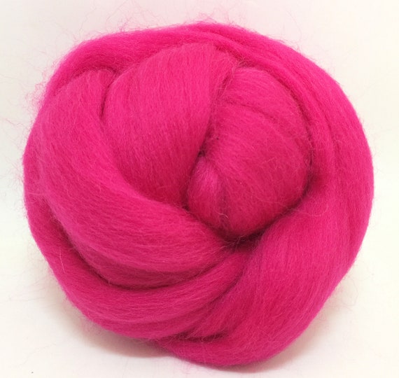 Hot Pink 89 Merino Wool | Etsy