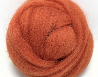 Tiger Lily #320, Merino Wool Roving