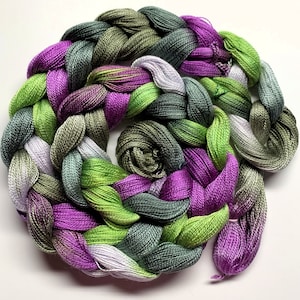 Lavender Fields - Tencel 8/2, tingido à mão, trama de urdume