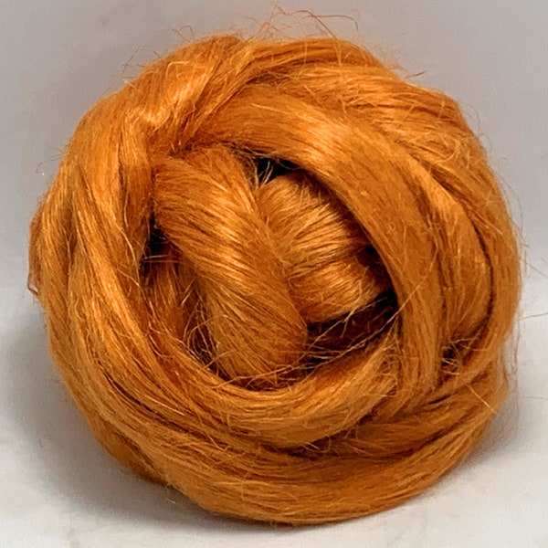 Ginger - Linen Flax - Spinning, Weaving, Knitting, 1oz