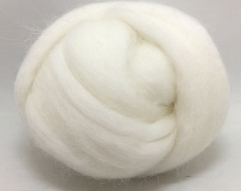 Bright White #281, Merino Wool Roving