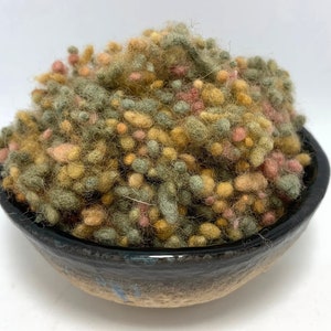Toad Warts - Wool Nepps, Spinning, Weaving, Felting, Effects, Hand Dyed