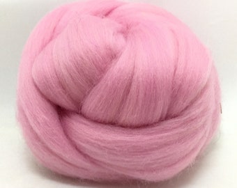 Powder Pink #83, Merino Wool Roving