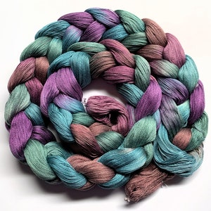 Mystique - Seda 20/2 - Tingido à mão, urdidura de tecelagem - Urdidura pré-enrolada - Fio pintado à mão