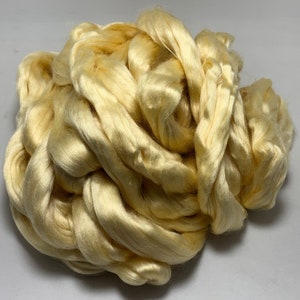 Golden Eri Silk - Peace Silk, Top, Spinning, Felting, 1 oz