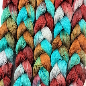 OOPS! Patina - Tencel 8/2, tingido à mão, trama de urdume