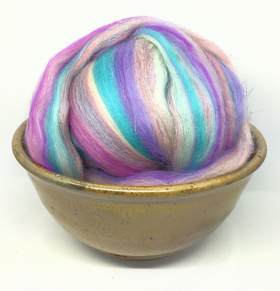 Magical - Merino Wool and Sparkles - Spinning Roving Felting Top - 1 Oz ...