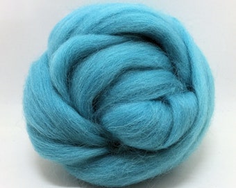Turquoise #49, Merino Wool Roving