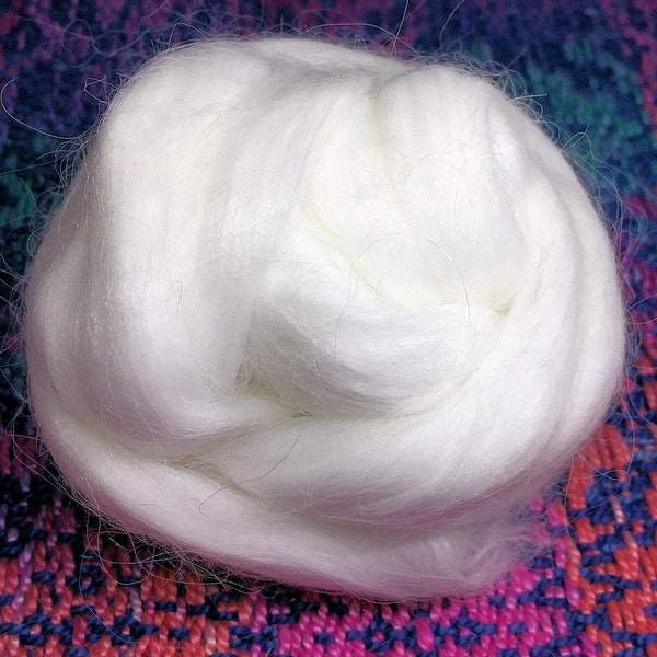 Faux Angora - 1 oz - White/Undyed