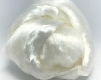 Moonlight, Dyed Tencel Top, Sliver, Roving, Spinning, Felting, 1 oz