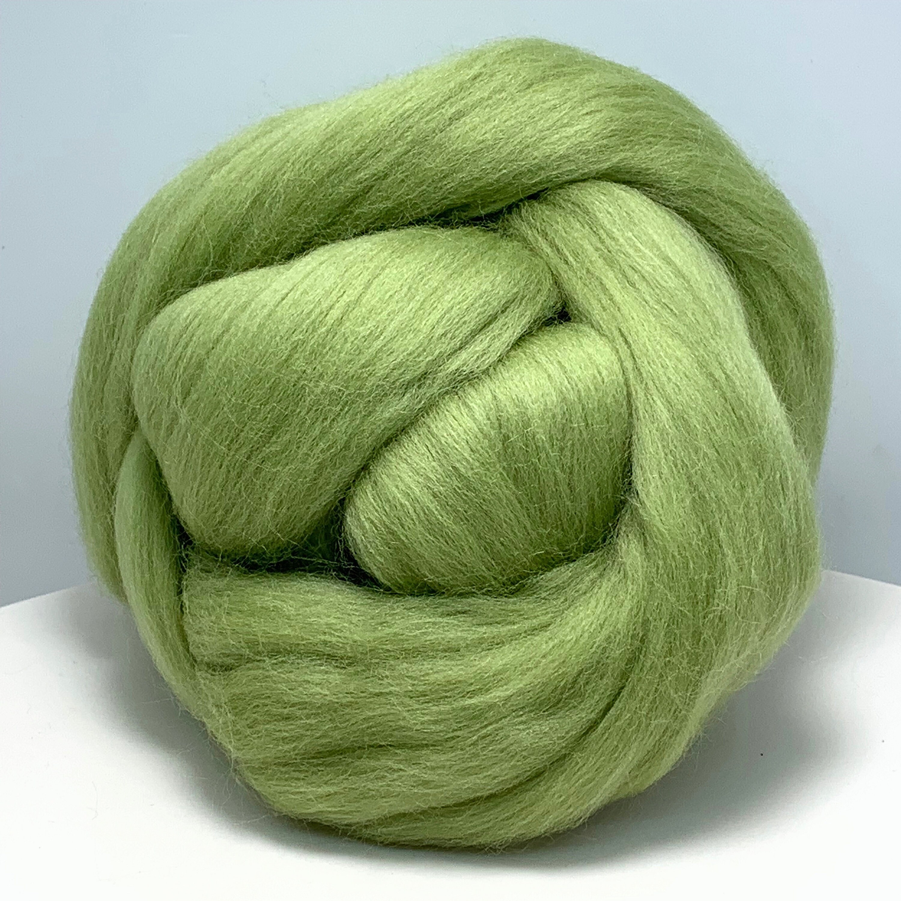 Sage #152 - Merino Wool Roving - Etsy