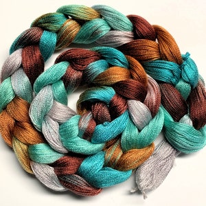 Patina - Tencel 8/2, tingido à mão, urdume de tecelagem