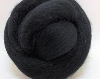 Black #68, Merino Wool Roving
