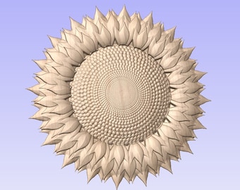 Archivo de modelo STL de girasol