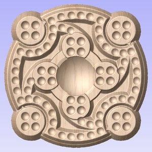 Ludo Game Board STL-modelbestand voor 3D-printen of CNC-routering