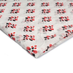 Chiffon tessuto stampato (Design No. 2) 50 x 150 cm
