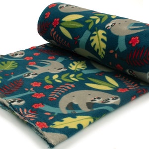 Printed fleece, Lenivka pattern, 50 x 160 cm