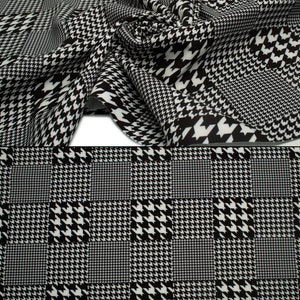 Marchiano stampato a quadri Tessuto  50 x 150 cm