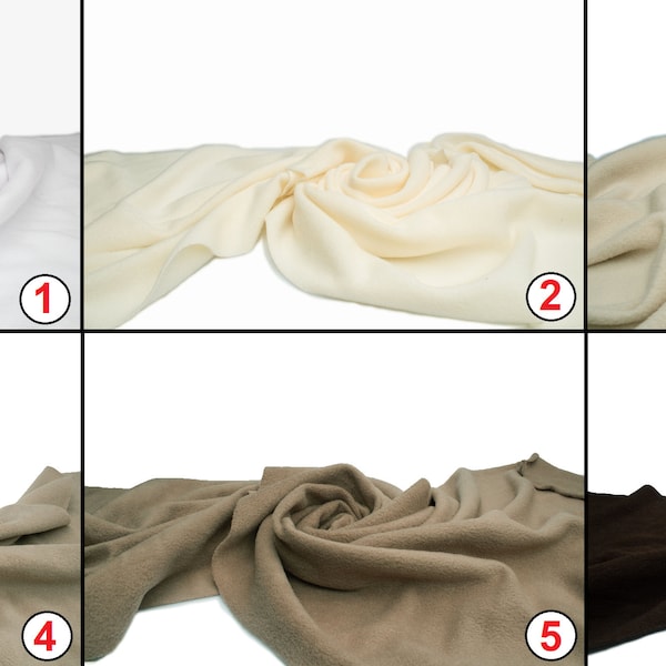 Fleece stof Polar 200 g/m2  (50 x 155 cm)