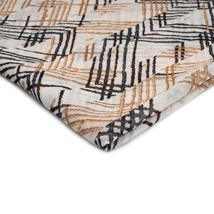Chiffon tessuto stampato (Design No. 3) 50 x 150 cm