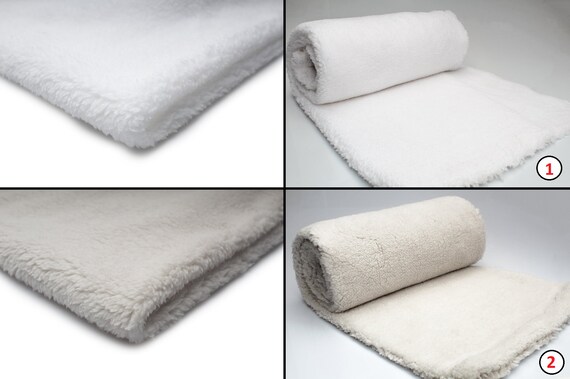 Tela De Vellón Sherpa Azul Marino Súper Suave piel de cordero Cuddle juguetes ovejas Ropa Soft